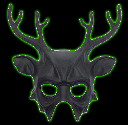 Black Deer Half Face Mask