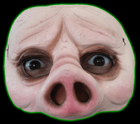 Pig Half Mask