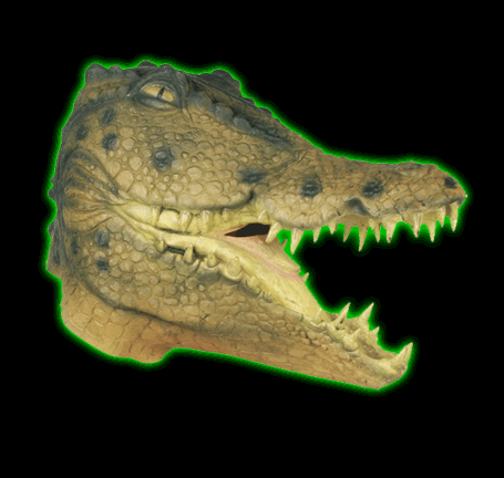 Crocodile Latex Mask