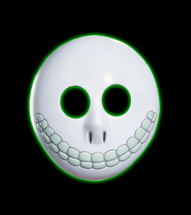 Nightmare Before Christmas Barrel Mask