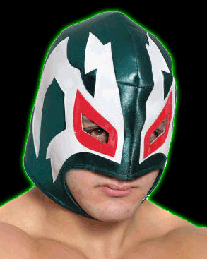 Mexican Wrestling Mask  (Green)