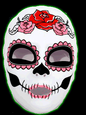 Full Face Day of the Dead Mask