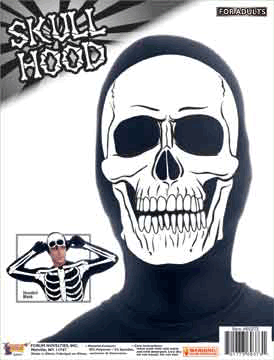 Skull Disappearing Hood Mask