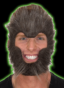 Gray Werewolf Hair Mask