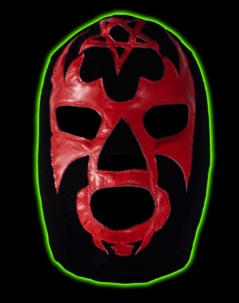 AQUARIUS Mexican Wrestler Mask - 3 From Hell