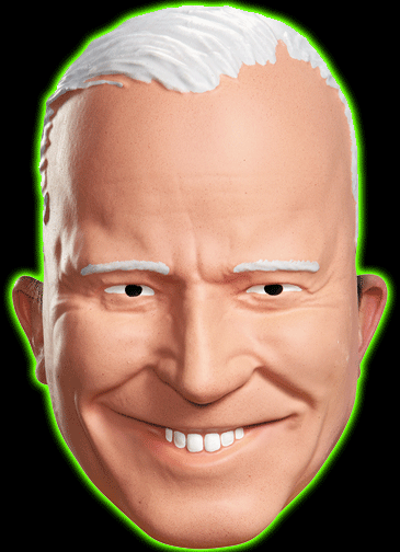 Joe Biden Vacuform Half Mask