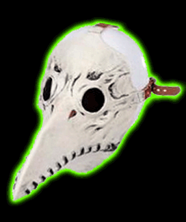 Bony White Plague Mask