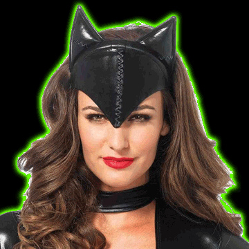 Feline Femme Fatale Costume Cat Mask
