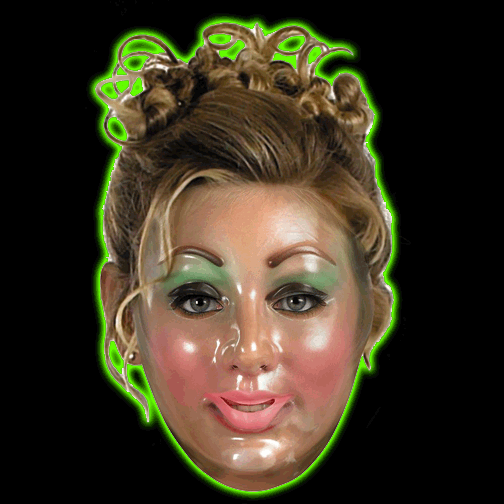 Transparent Woman Adult Mask