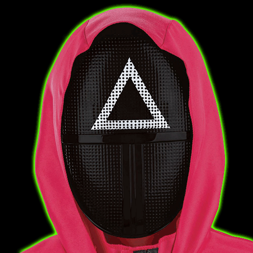 Squid Game Supervisor Mask - Triangle