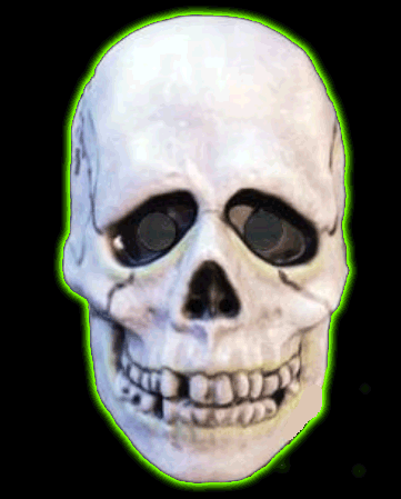 Halloween 3 Skull Vintage Style Plastic Face Mask