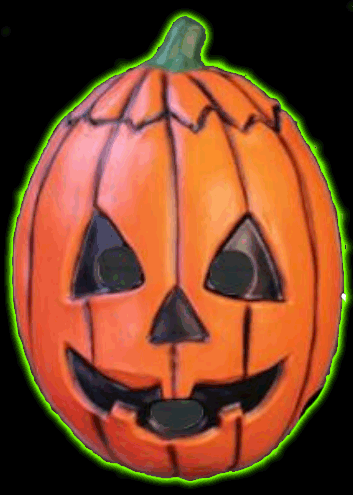 Halloween 3 Pumpkin Vintage Style Plastic Face Mask