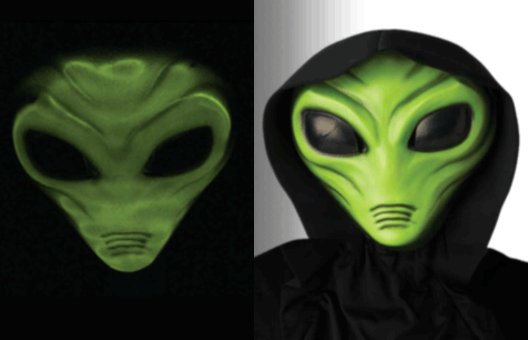 Visitor Light Up Alien Mask