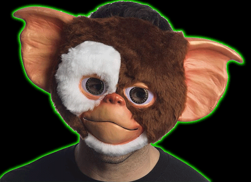 Gremlins Gizmo Mask with hair