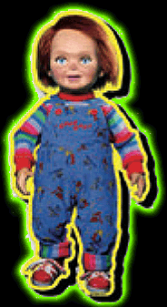 Chucky Doll Chunky Magnet