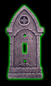 Orlock tombstone  gothic light switch cover