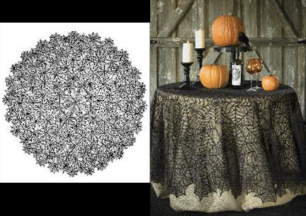 Spiderweb Tablecloth<br> Round - 90