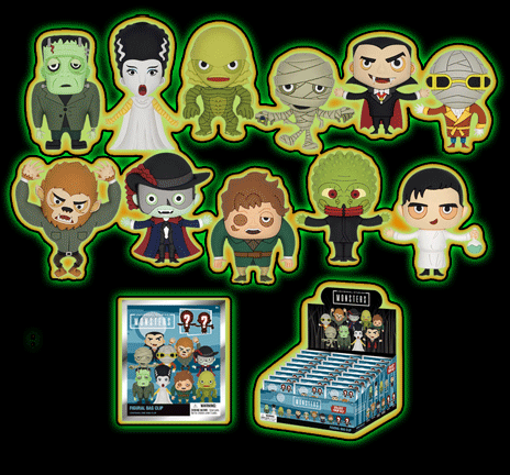 Universal Monsters 3D Foam Bag Clip Blind Bag