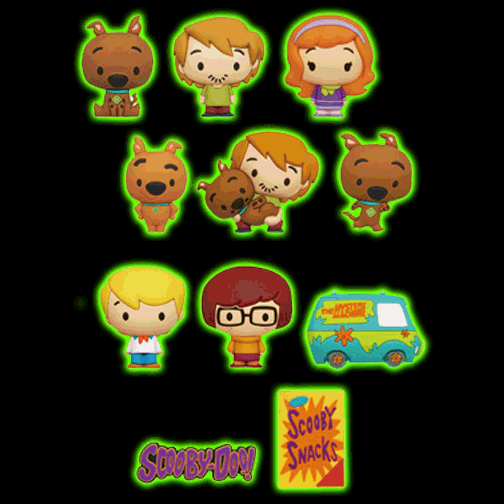 Scooby-Doo Classic Figural Bag Clip Random 6-Pack: