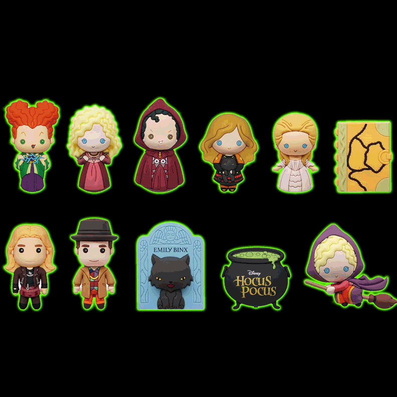 Hocus Pocus Figural Bag Clip for lanyards or keychains