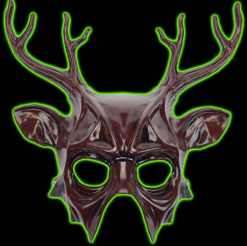 Red Deer Half Face Mask