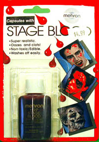 Mouth Blood Capsules with Stage Blood