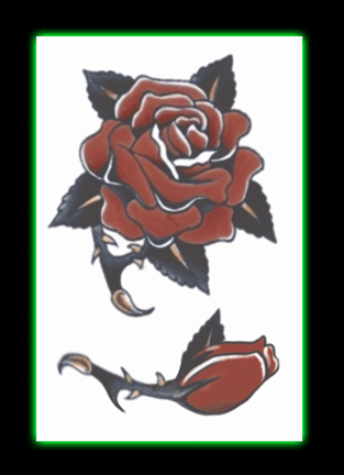 Vintage Rose tattoo