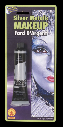 Silver Metallic Cream Makeup