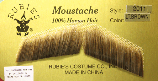 Gentlemen's Moustache - Light Brown