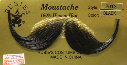 Handlebar Moustache - Black