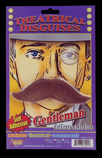 Gentlemen Moustache - Brown