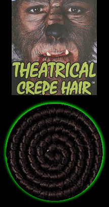 Theatrical Crepe Hair - Brown