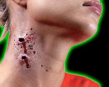 Vampire Bite Latex Appliance