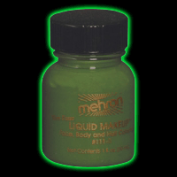 Mehron Liquid Face Paint - Green 1oz.