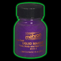Mehron Liquid Face Paint - Purple 1oz.