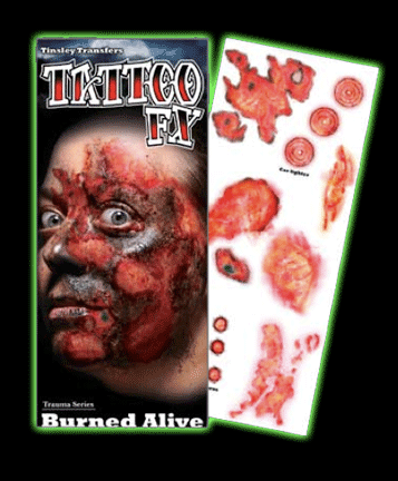 Tinsley Transfers - Burned Alive Tattoo FX