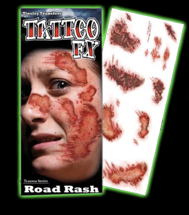 Tinsley Transfers - Road Rash Tattoo FX