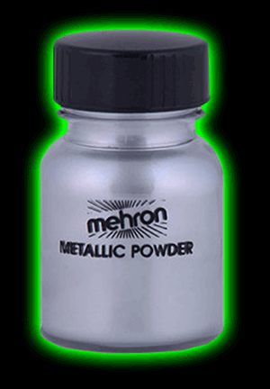 Mehron Silver Metallic Powder  1oz.