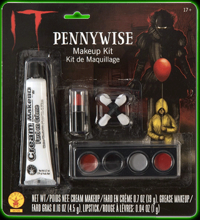Pennywise IT official clown makeup kit