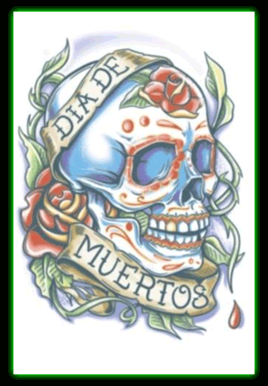 Day of the Dead La Rosa Tattoo