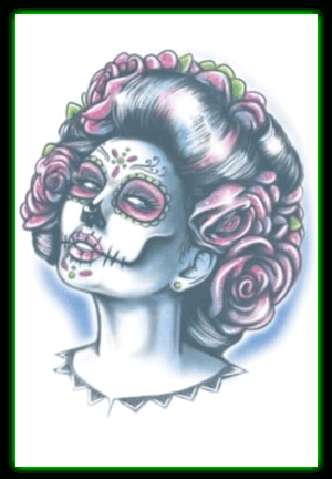 Day of the Dead Señora Muerte Tattoo