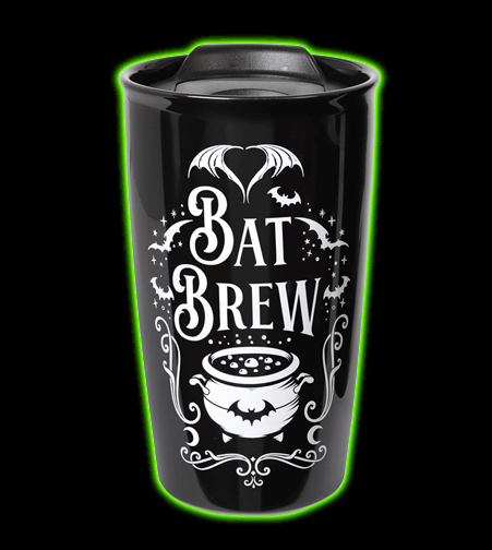 Bat Brew Double Walled Travel Mug