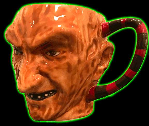 Freddy Krueger Sculptural Ceramic Mug