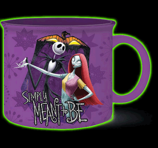 Nightmare Before Christmas purple camper mug