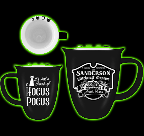 HOCUS POCUS SANDERSON MUSEUM 16oz WIDE RIM CERAMIC MUG