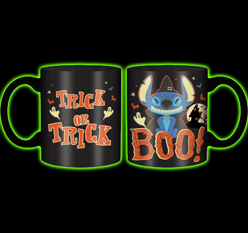 LILO AND STITCH BOO HALLOWEEN 20oz JUMBO CERAMIC MUG