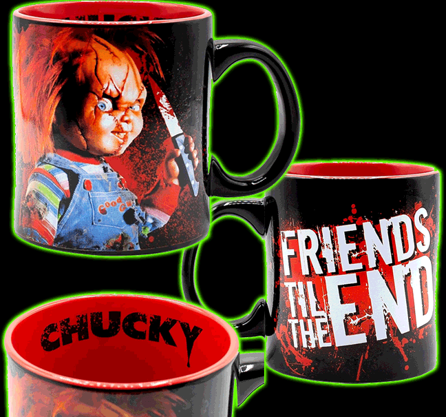Childs Play Chucky Friends Till the End Jumbo Ceramic Mug