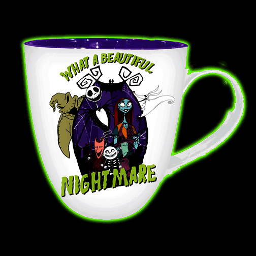 Nightmare Before Christmas Beautiful Nightmare 18oz. Ceramic Mug