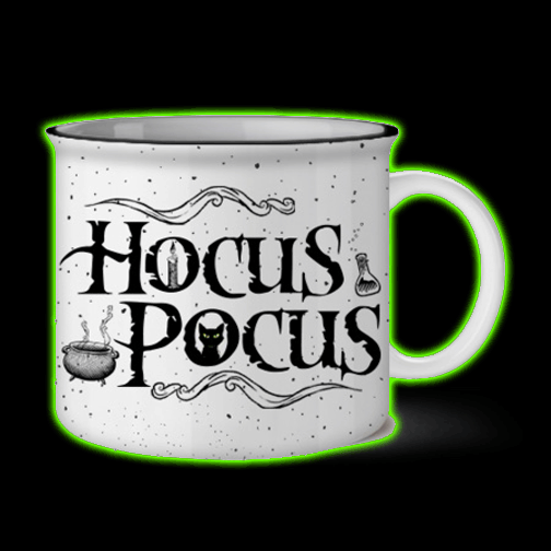 Hocus Pocus Logo Tonal Icons Boxed 20oz Ceramic Camper Mug