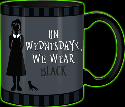 On Wednesdays We Wear Black 20 oz. Mug